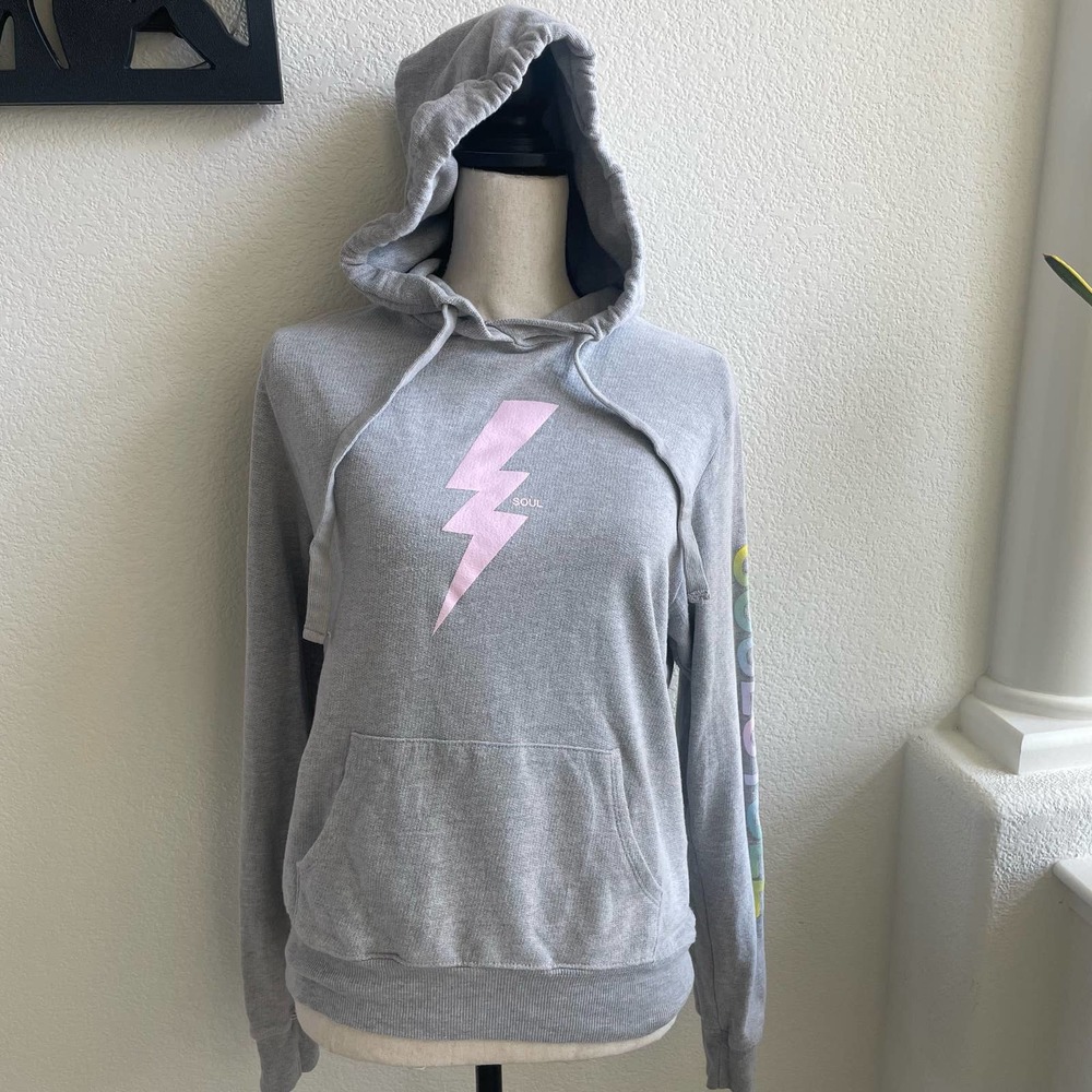 Soul Cylce Lightning Bolt Pastel Womens Hoodie